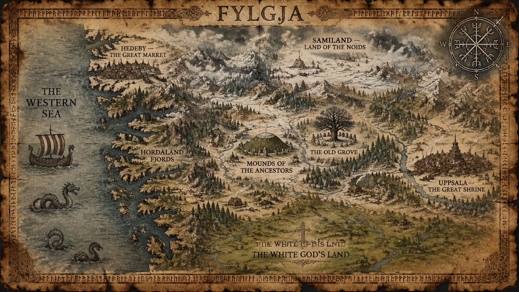 Map of Fylgja